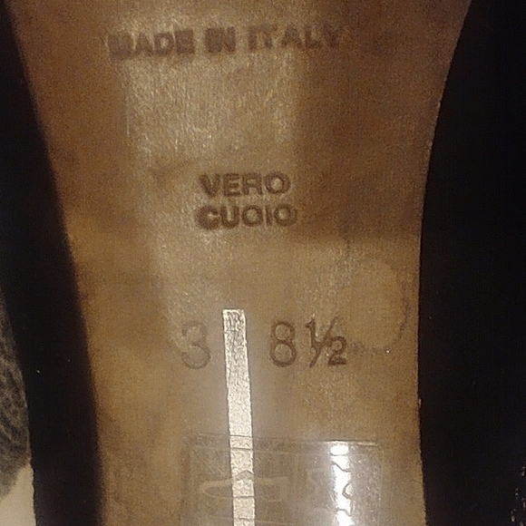 Sexy high heeled leather suede boots from Italy - Picture 4 of 5
